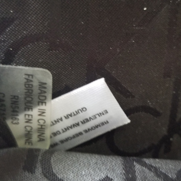 Calvin Klein Monogram Logo Wallet Clutch Black - Picture 10 of 10